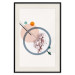 Wall Poster Geometric Cotton - plant among circles and lines in an abstract style 131808 additionalThumb 19