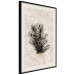 Poster Oceanic Flora - black plant composition on a beige textured background 134508 additionalThumb 2