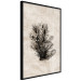 Poster Oceanic Flora - black plant composition on a beige textured background 134508 additionalThumb 13