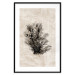 Poster Oceanic Flora - black plant composition on a beige textured background 134508 additionalThumb 17