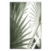 Wall Poster Great Brilliance - tropical composition of green leaves on a light background 135308