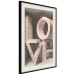 Poster Love in Hearts - texts in heart shapes with 3D effect on a light background 135508 additionalThumb 15