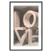 Poster Love in Hearts - texts in heart shapes with 3D effect on a light background 135508 additionalThumb 25