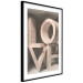 Poster Love in Hearts - texts in heart shapes with 3D effect on a light background 135508 additionalThumb 27
