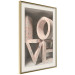 Poster Love in Hearts - texts in heart shapes with 3D effect on a light background 135508 additionalThumb 14