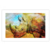 Wall Poster Horizontal Rhino - warm-colored composition with an animal 137008 additionalThumb 12