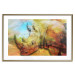 Wall Poster Horizontal Rhino - warm-colored composition with an animal 137008 additionalThumb 6