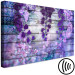 Canvas Art Print Lavender Charm (1-piece) Wide - purple flowers and planks in the background 138608 additionalThumb 6