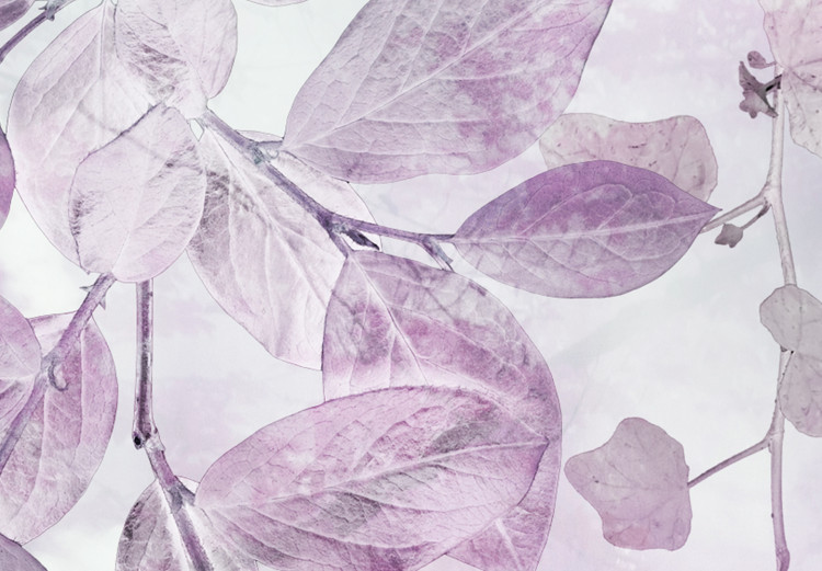 Canvas Purple Garden (1-piece) - landscape in violet-hued leaves 143808 additionalImage 4