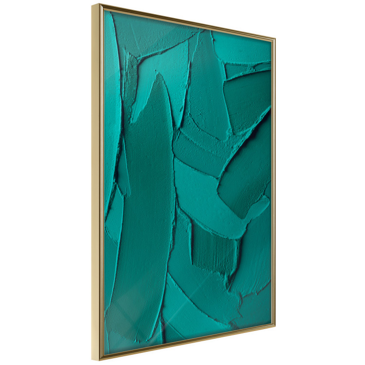 Wall Poster Green Abstraction - Clear Structure of Matter and Forms 149708 additionalImage 6