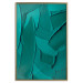 Wall Poster Green Abstraction - Clear Structure of Matter and Forms 149708 additionalThumb 22