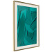 Wall Poster Green Abstraction - Clear Structure of Matter and Forms 149708 additionalThumb 14
