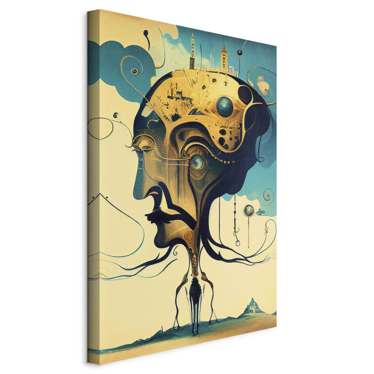 Large canvas print Surrealistic Portrait - An Abstract Representation of a Man [Large Format] 151108 additionalImage 3