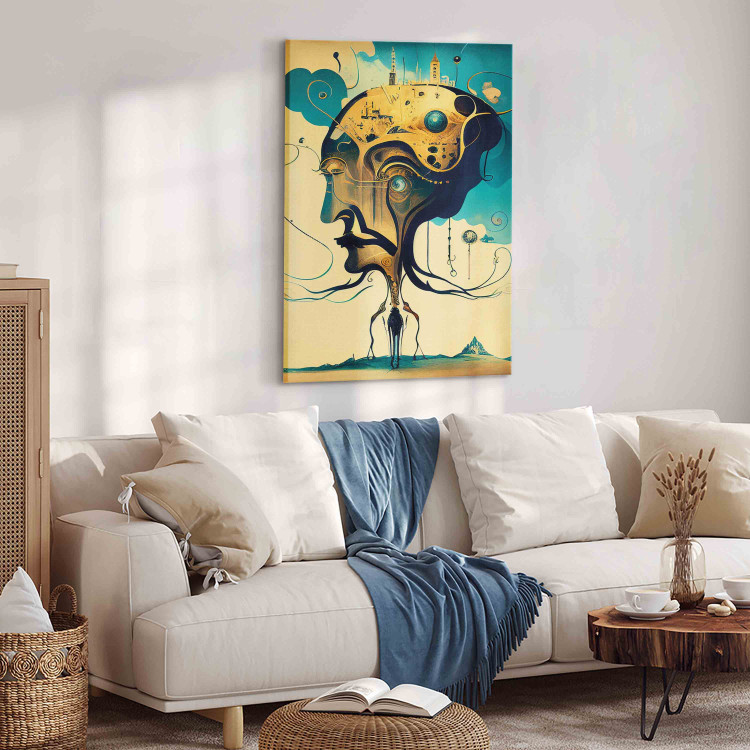 Large canvas print Surrealistic Portrait - An Abstract Representation of a Man [Large Format] 151108 additionalImage 6