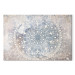 Canvas Mandala - A Bright Cream-Colored Ornament on a Blue Background 151208 additionalThumb 7
