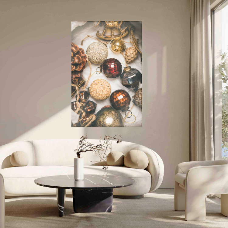 Poster Christmas Ornaments - A Box With Colorful Baubles and Decorations 151708 additionalImage 10