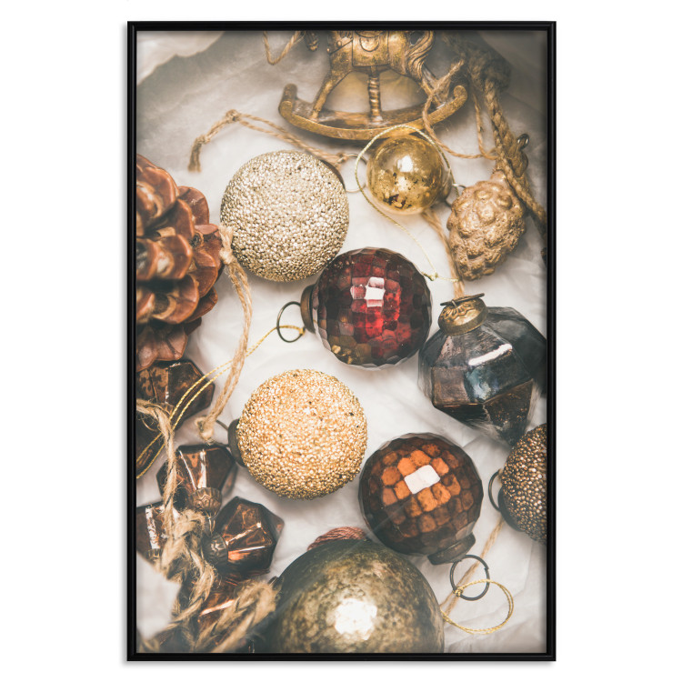 Poster Christmas Ornaments - A Box With Colorful Baubles and Decorations 151708 additionalImage 19