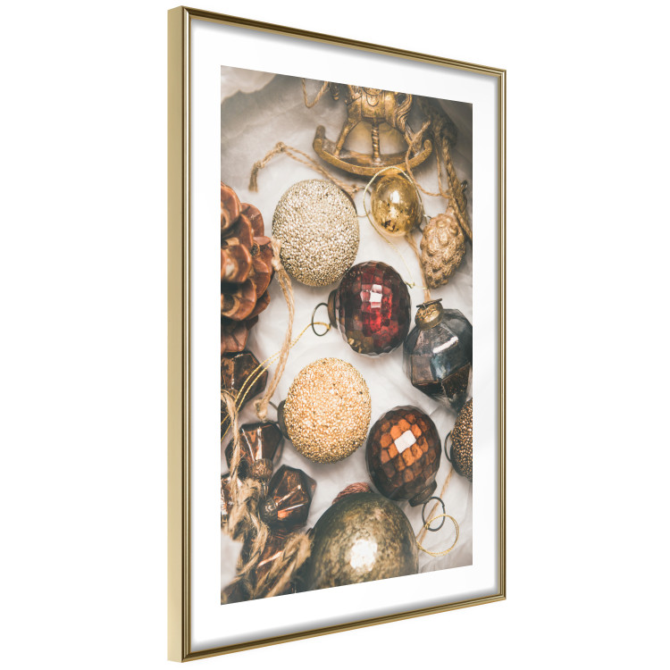 Poster Christmas Ornaments - A Box With Colorful Baubles and Decorations 151708 additionalImage 6