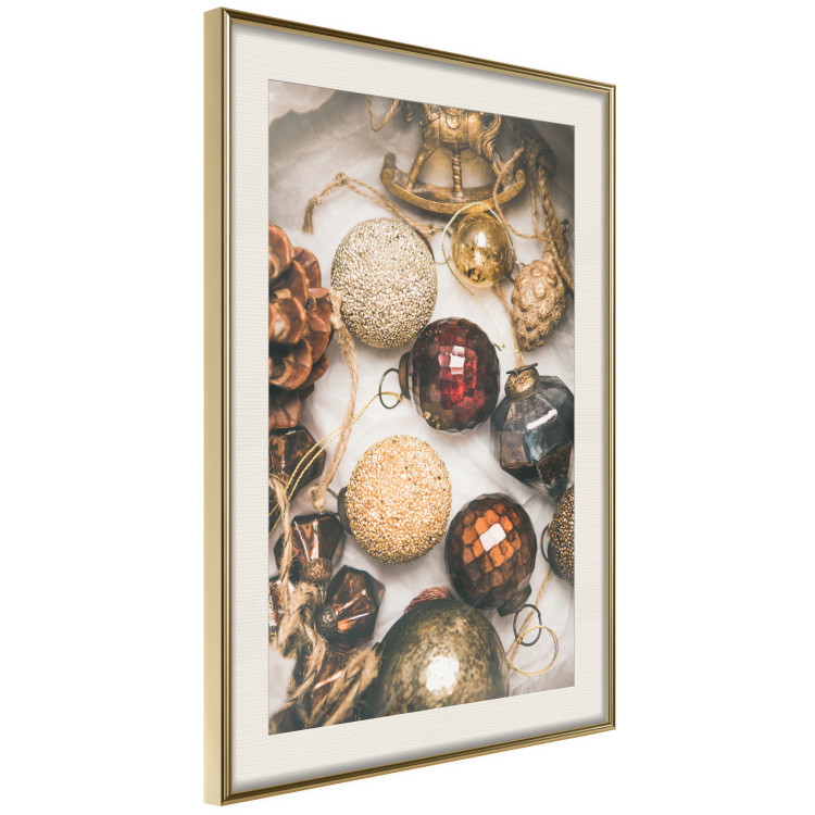 Poster Christmas Ornaments - A Box With Colorful Baubles and Decorations 151708 additionalImage 11