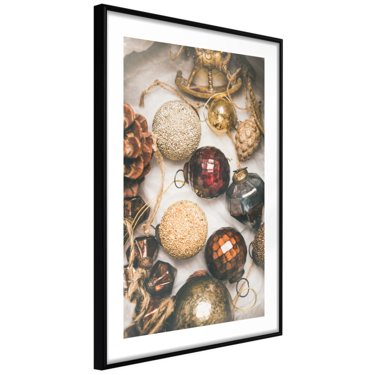 Poster Christmas Ornaments - A Box With Colorful Baubles and Decorations 151708 additionalImage 7