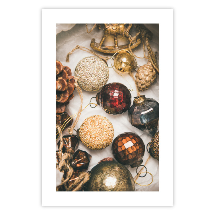 Poster Christmas Ornaments - A Box With Colorful Baubles and Decorations 151708 additionalImage 18