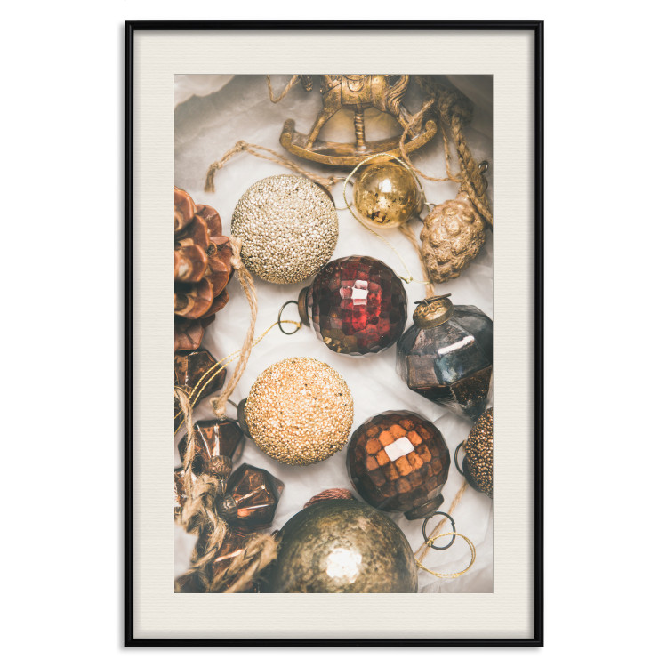 Poster Christmas Ornaments - A Box With Colorful Baubles and Decorations 151708 additionalImage 22