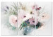 Canvas Art Print Bouquet of Flowers - Watercolor Painted Floral Composition 151808
