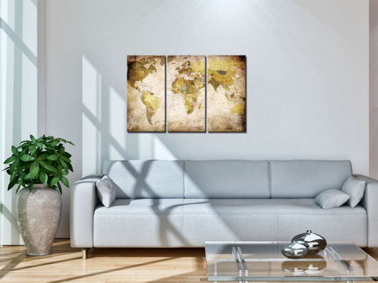 Canvas Art Print Old continents 50208 additionalImage 3