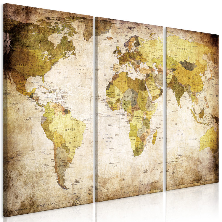 Canvas Art Print Old continents 50208 additionalImage 2