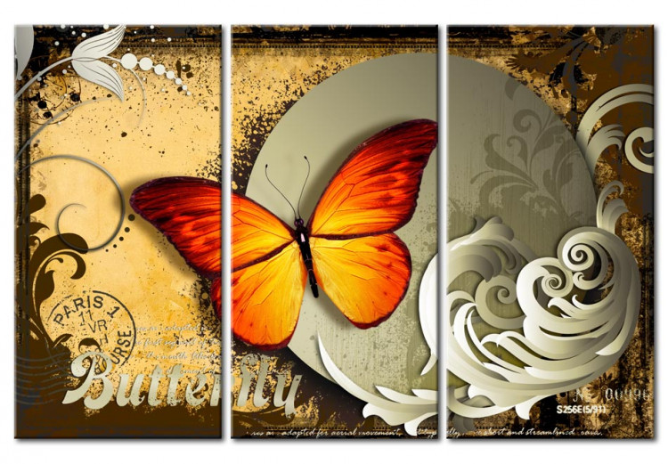 Canvas Print Flight of a butterfly 55508