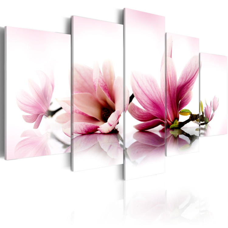 Canvas Art Print Pink magnolias 58708 additionalImage 2