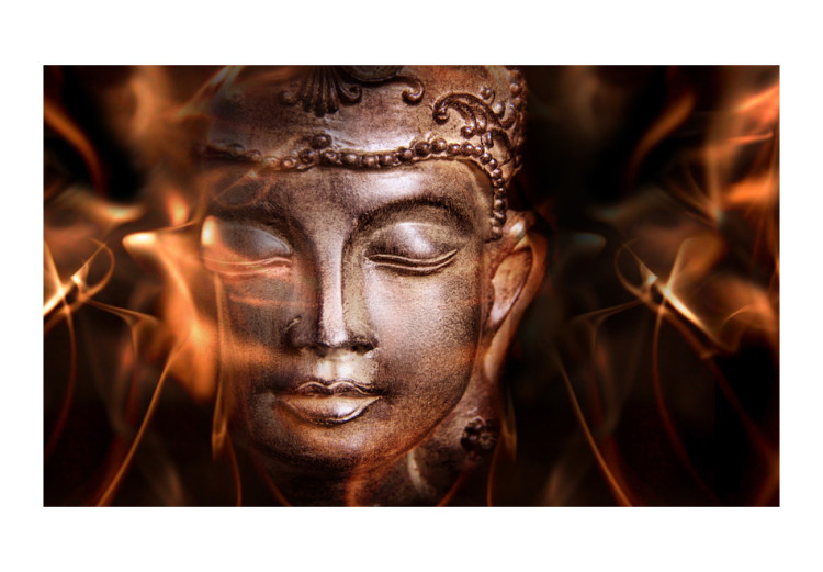 Photo Wallpaper Buddha. Fire of meditation. 61408 additionalImage 1