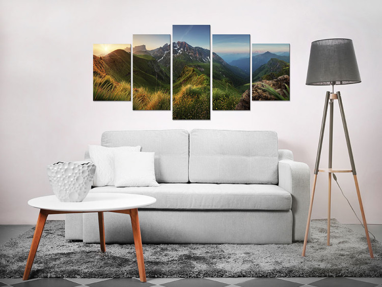 Canvas Print Green Valley 70908 additionalImage 3