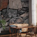 Photo Wallpaper Brown stones - textured background of irregular stone blocks 92908 additionalThumb 4