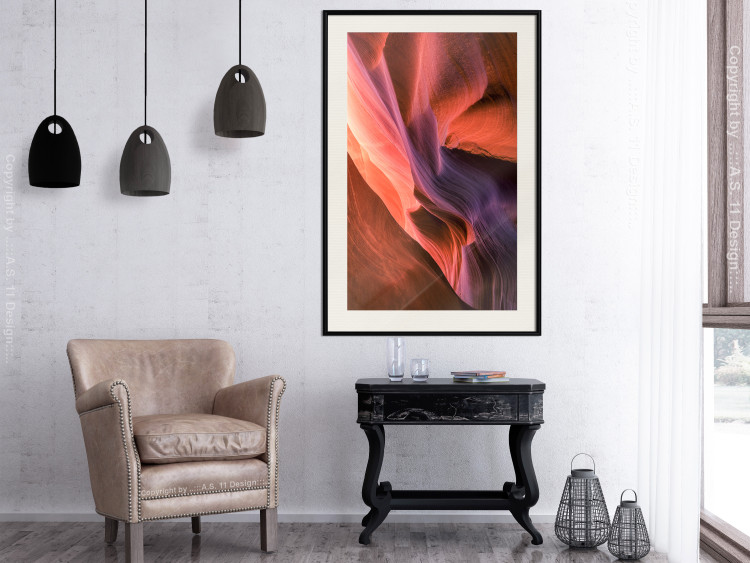 Poster Canyon Interior - colorful nature landscape among carved rocks 116518 additionalImage 22