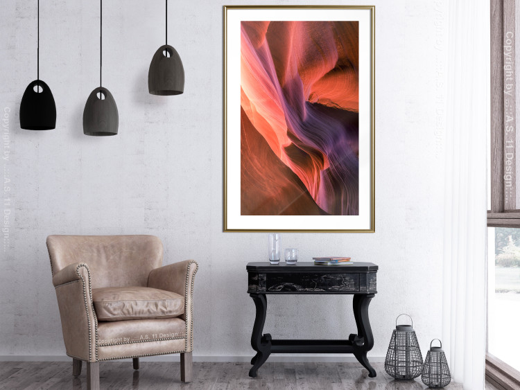 Poster Canyon Interior - colorful nature landscape among carved rocks 116518 additionalImage 15
