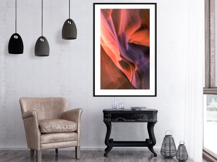 Poster Canyon Interior - colorful nature landscape among carved rocks 116518 additionalImage 6