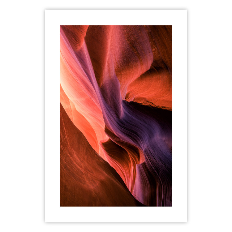 Poster Canyon Interior - colorful nature landscape among carved rocks 116518 additionalImage 25