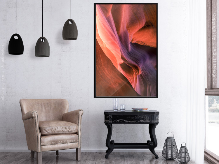 Poster Canyon Interior - colorful nature landscape among carved rocks 116518 additionalImage 5