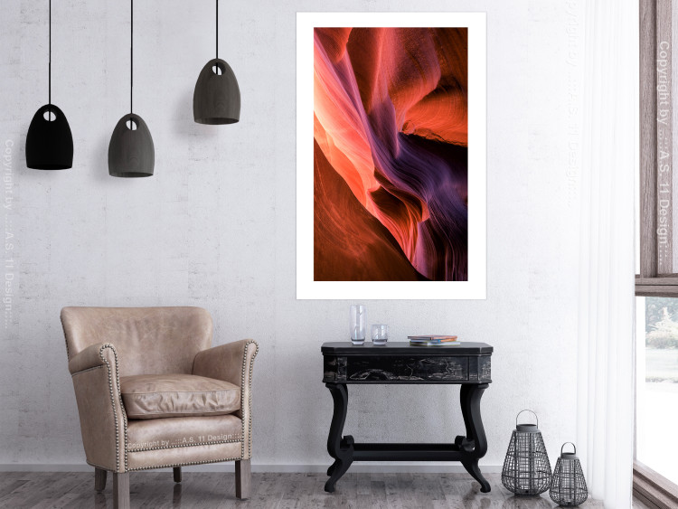 Poster Canyon Interior - colorful nature landscape among carved rocks 116518 additionalImage 4