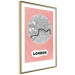 Wall Poster Central London - map of an English city with text on a pink background 117018 additionalThumb 8