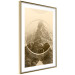Wall Poster Power of Mountains in Sepia - composition with landscape of mountain range in winter 117218 additionalThumb 8