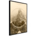 Wall Poster Power of Mountains in Sepia - composition with landscape of mountain range in winter 117218 additionalThumb 10