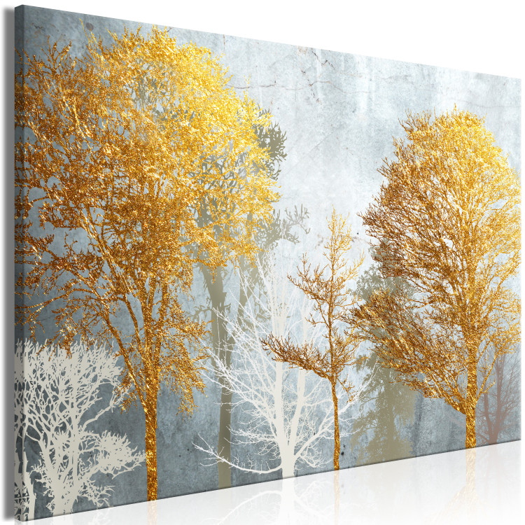 Canvas Print Hoarfrost and Gold (1 Part) Wide 122318 additionalImage 2