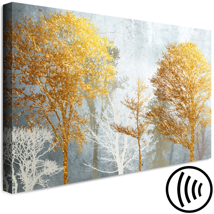 Canvas Print Hoarfrost and Gold (1 Part) Wide 122318 additionalImage 6