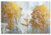 Canvas Print Hoarfrost and Gold (1 Part) Wide 122318