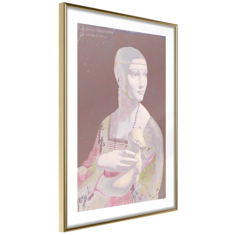 Poster Pastel Lady - woman with an animal by Leonardo da Vinci 123518 additionalImage 8