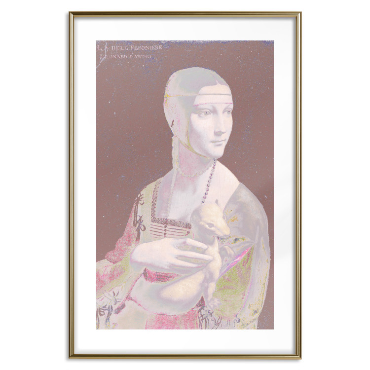 Poster Pastel Lady - woman with an animal by Leonardo da Vinci 123518 additionalImage 16