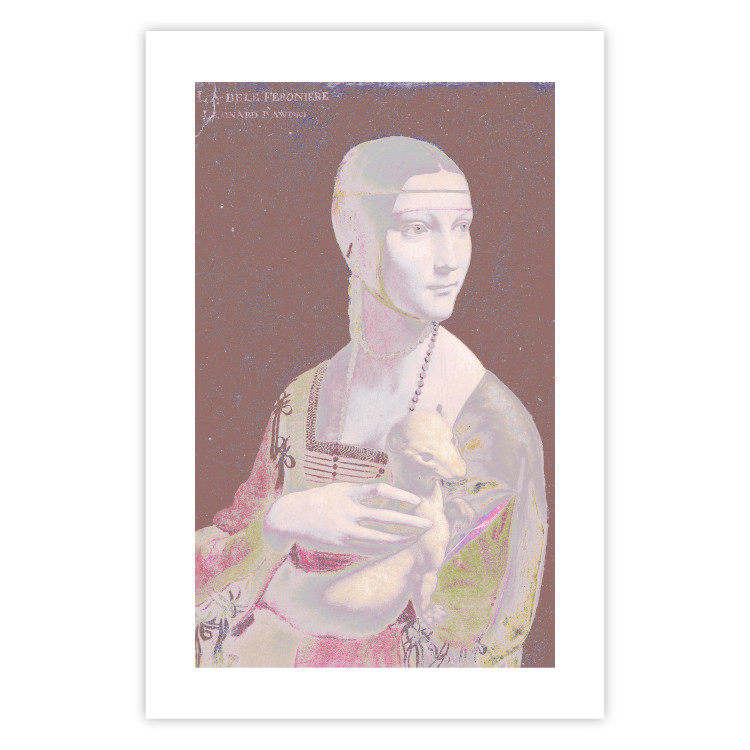 Poster Pastel Lady - woman with an animal by Leonardo da Vinci 123518 additionalImage 25