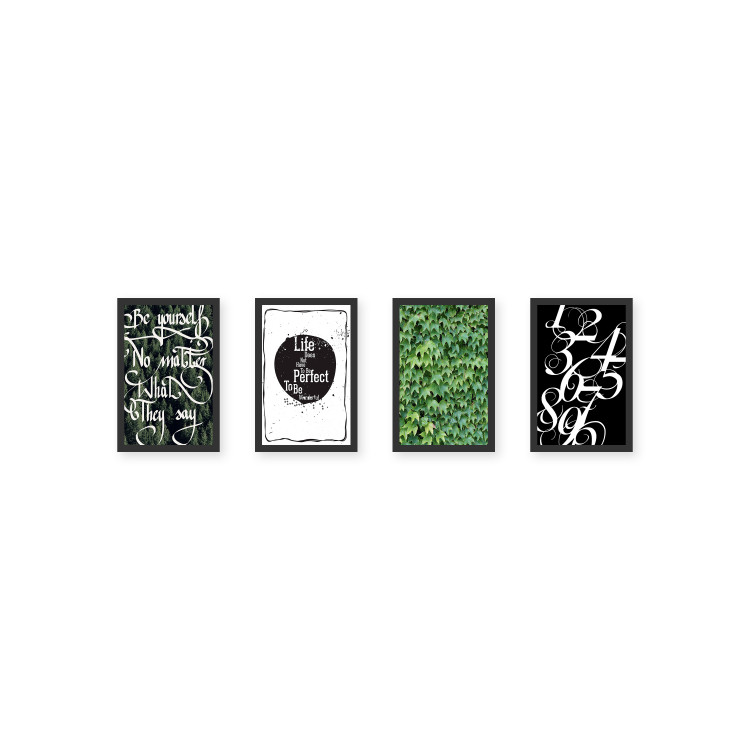 Set of wall art Living in the nature 124918 additionalImage 1